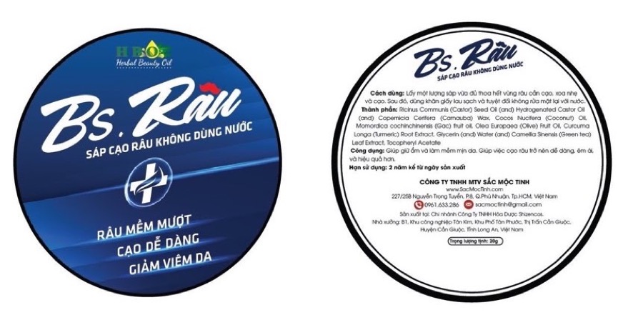 Bs.Râu – Sáp cạo râu không dùng nước